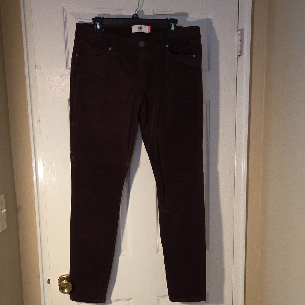 CAbi Women's Rich Burgundy Skinny Jeans NWOT